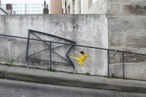 street art Bruce Lee OaKoAk